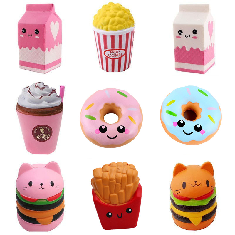 🍔 Fast Food Squishy Set