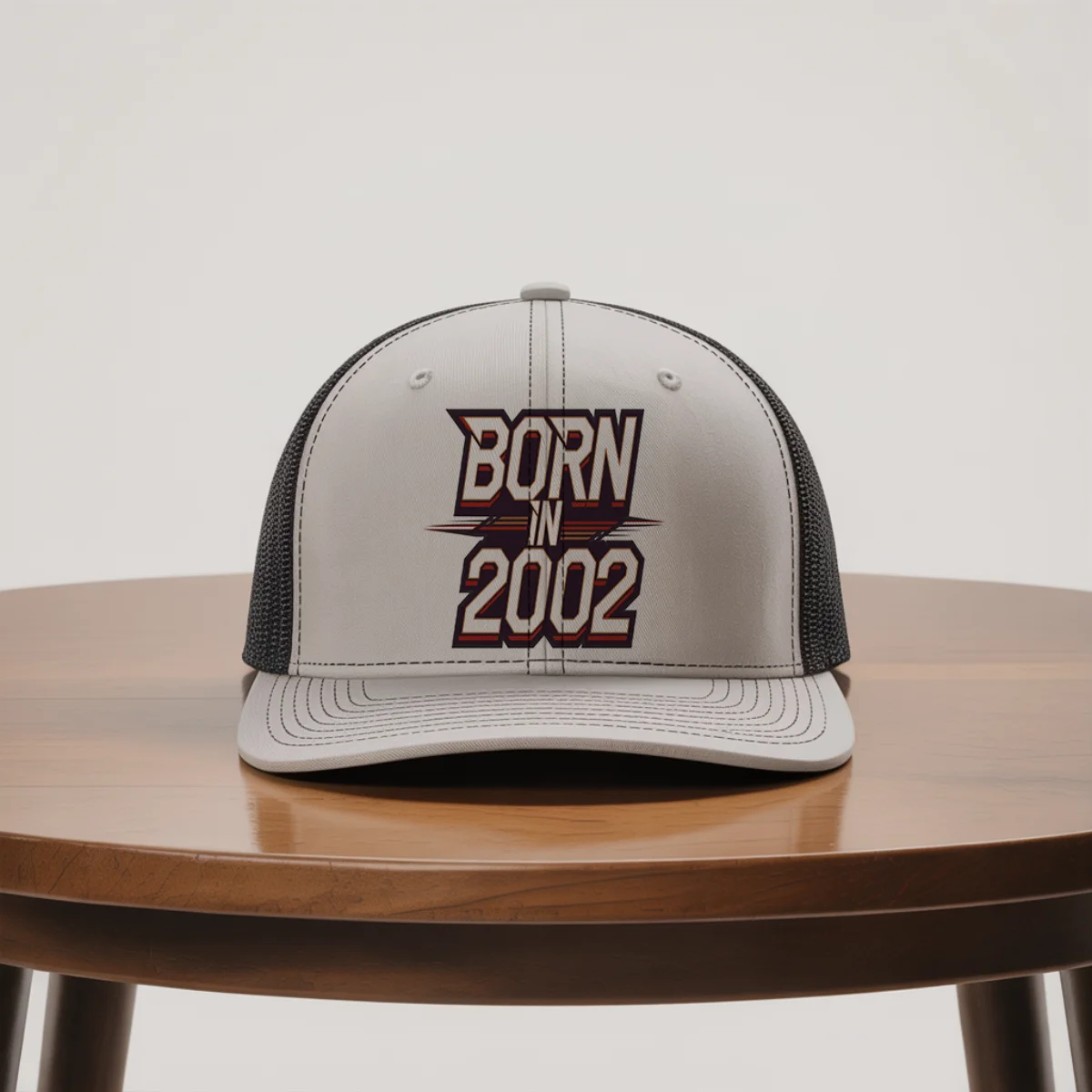 Born in 2002 – Premium Snapback Trucker Cap