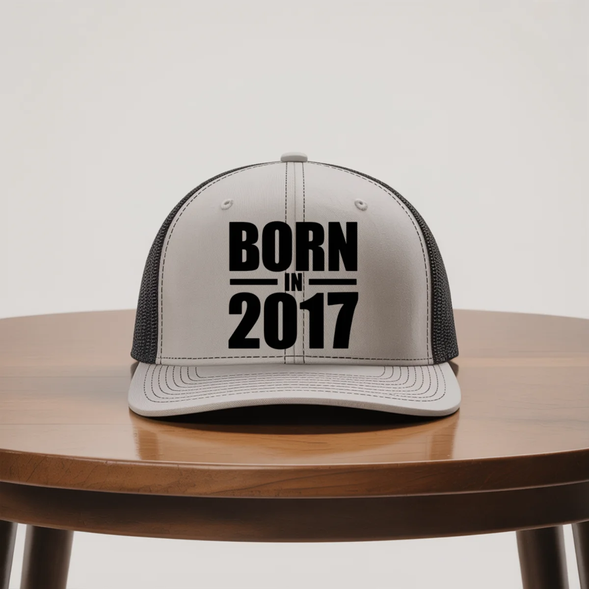 Born in 2017 – Premium Snapback Trucker Cap