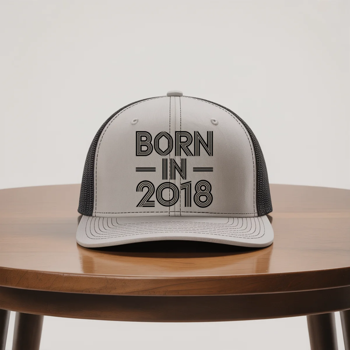Born in 2018 – Premium Snapback Trucker Cap