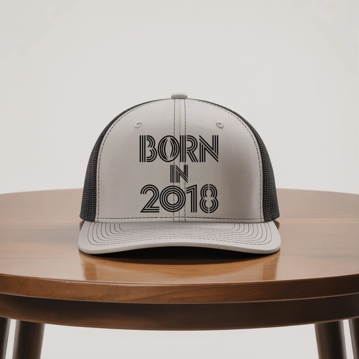Born in 2018 – Premium Snapback Trucker Cap