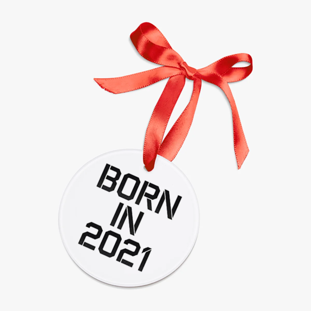 2021 Commemorative Acrylic Ornament with Ribbon