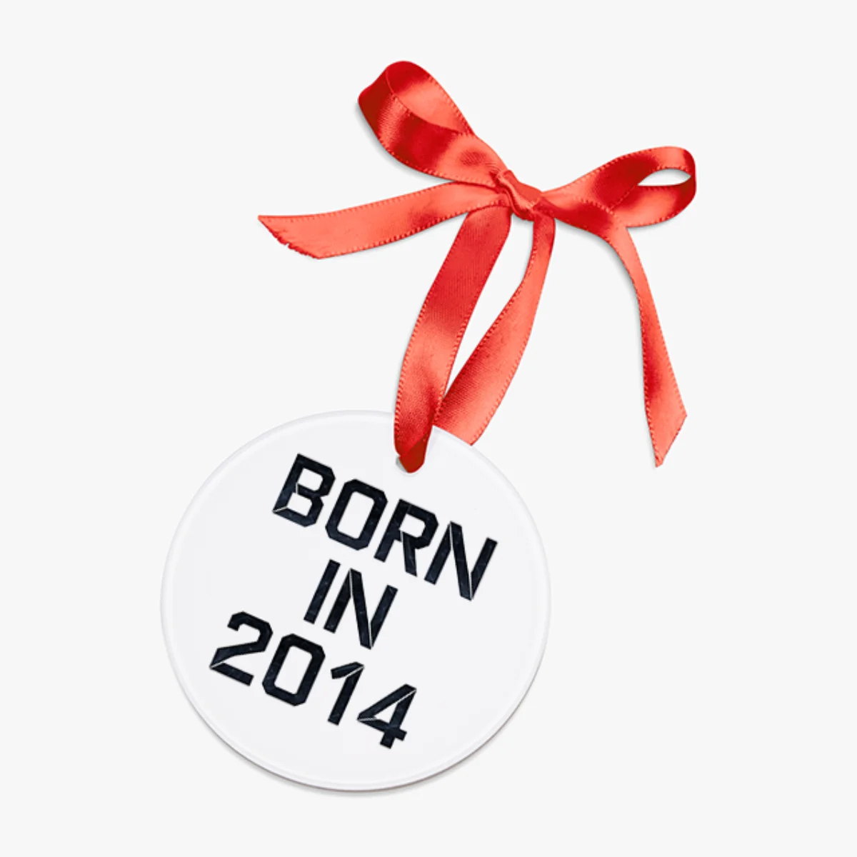 Born in 2014 Acrylic Ornament - Vintage Year Keepsake