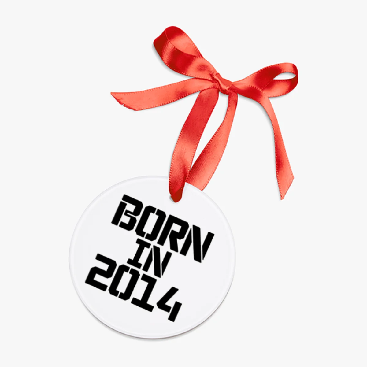 Born in 2014 Acrylic Ornament - Vintage Year Keepsake