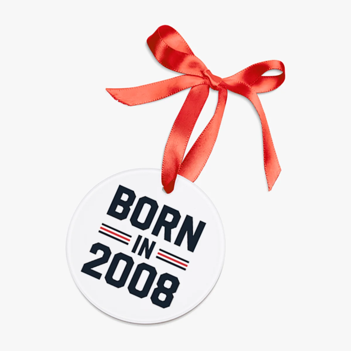 2008 Birth Year Acrylic Ornament - Personalized Keepsake Gift