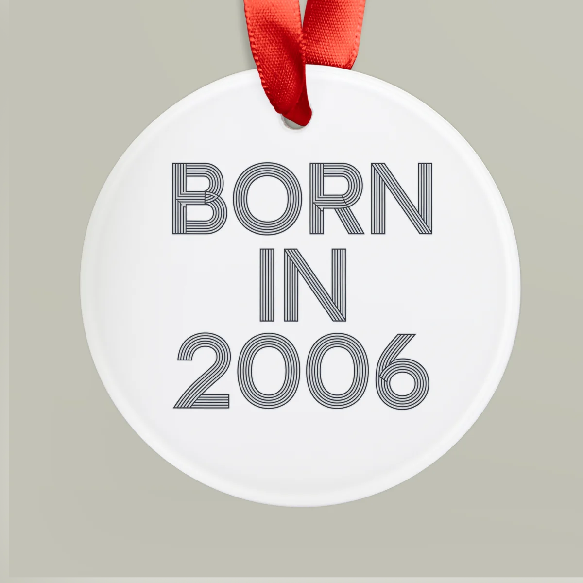 Born in 2006 Acrylic Ornament - Personalized Keepsake Gift