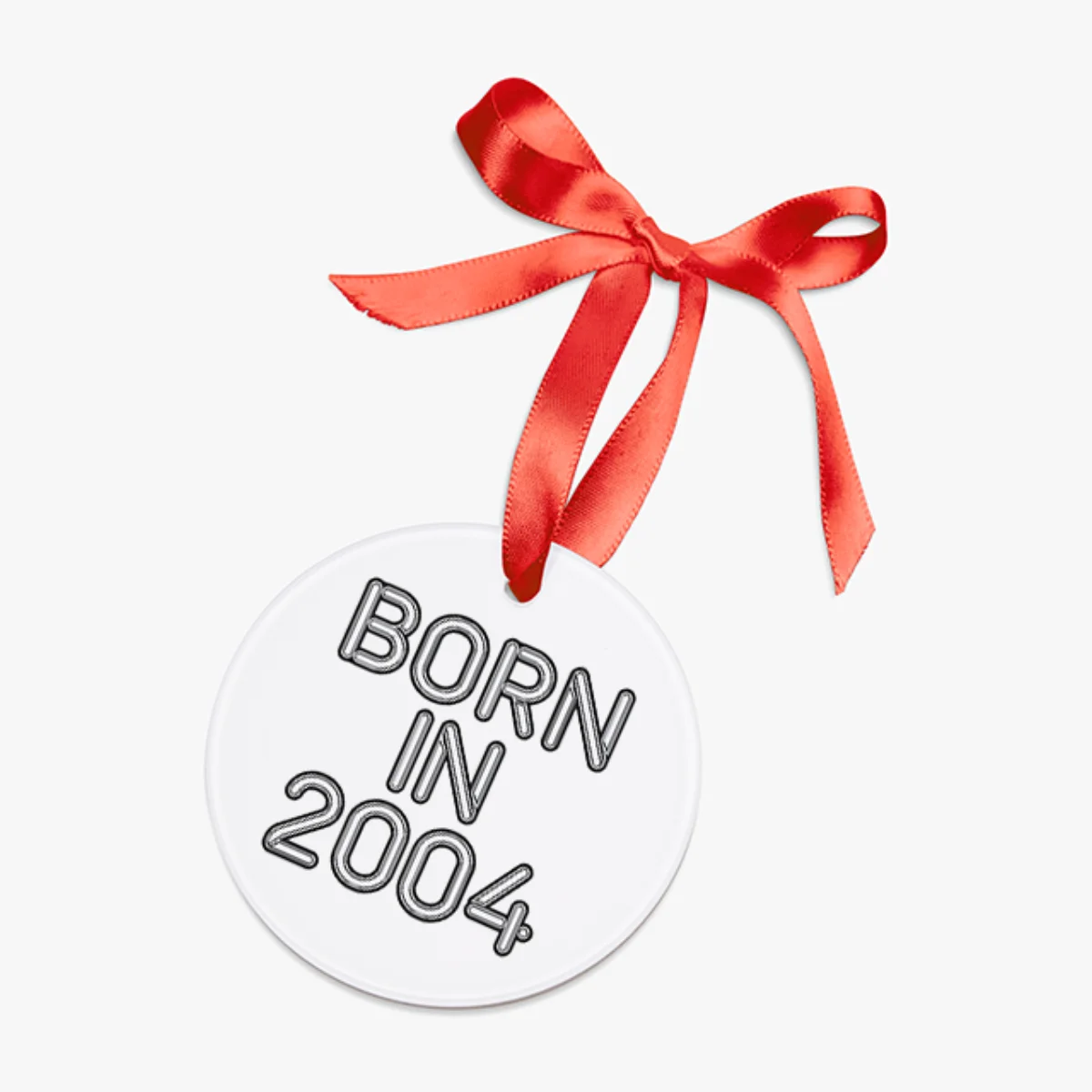 2004 Birth Year Acrylic Ornament - Personalized Keepsake Gift