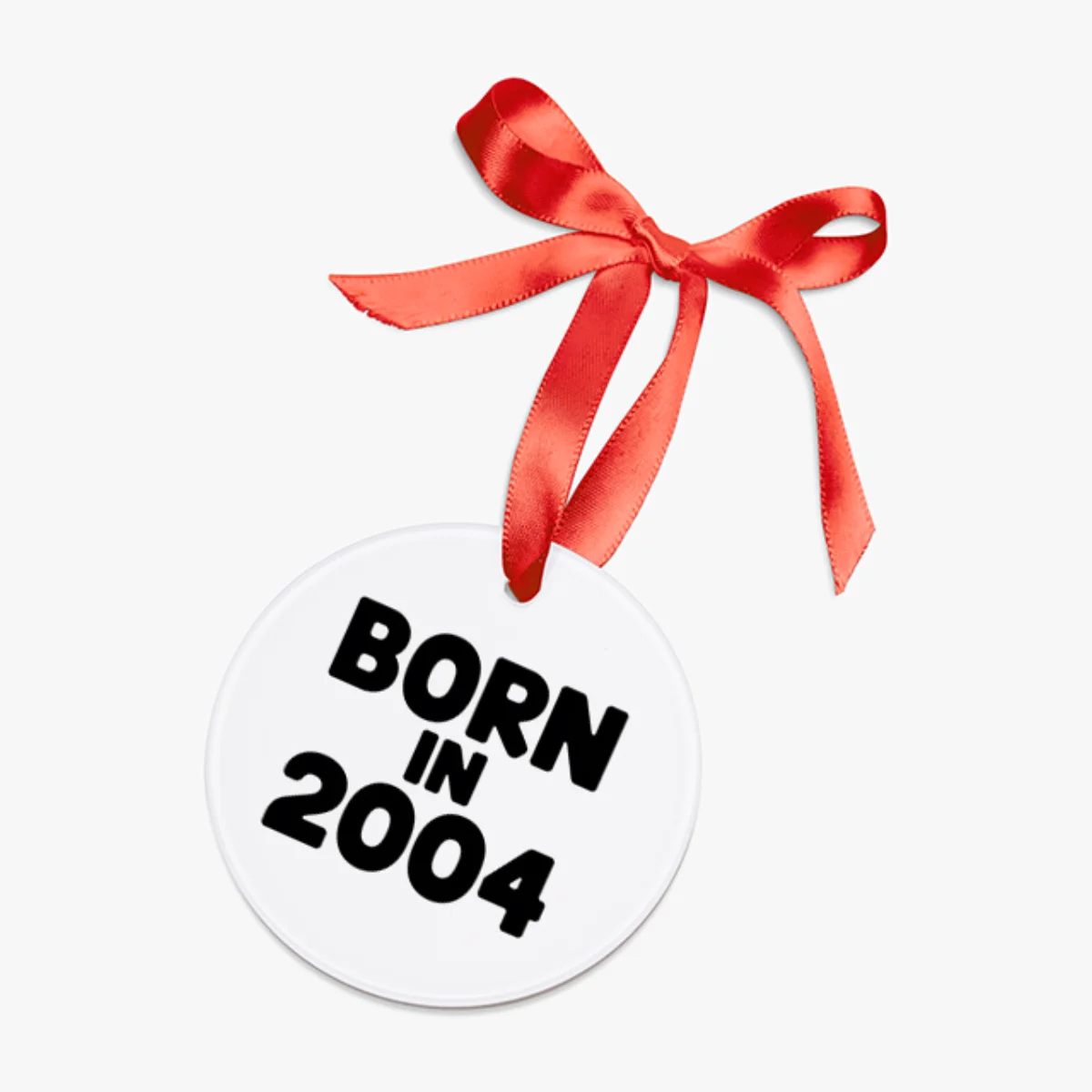 2004 Birth Year Acrylic Ornament - Personalized Keepsake Gift
