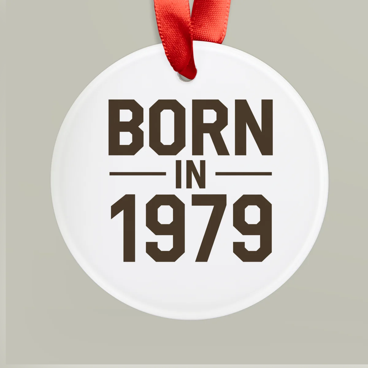 1979 Birth Year Acrylic Ornament - Personalized Retro Keepsake Gift