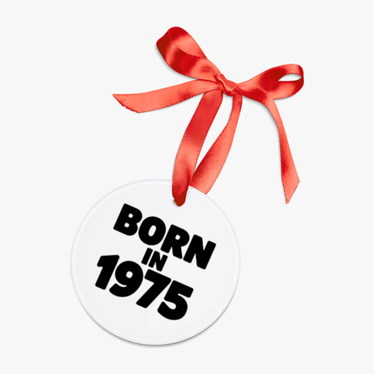 Born in 1975 Retro Charm Acrylic Ornament - Vintage Birthday Gift Idea