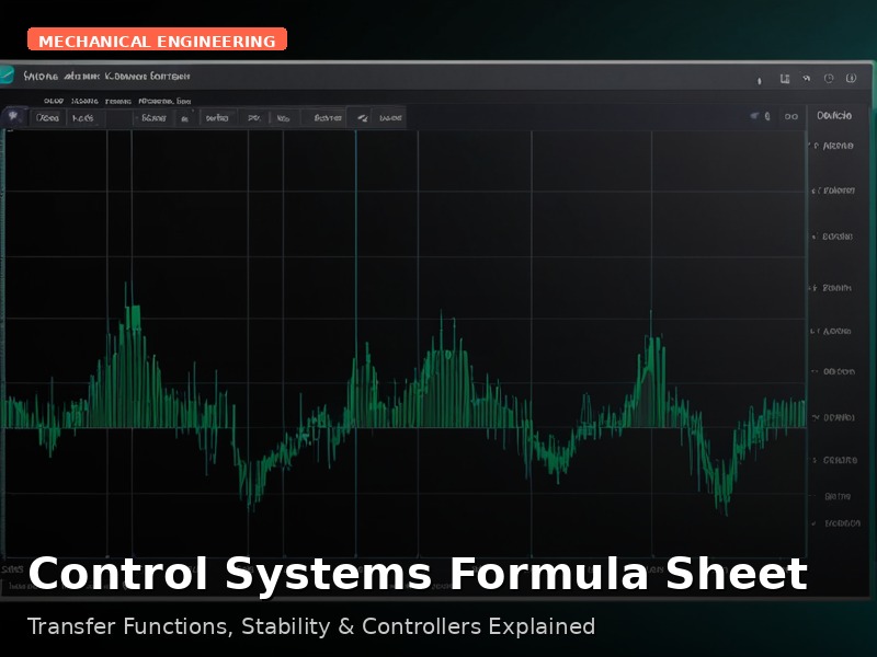 Control Systems Formula Sheet