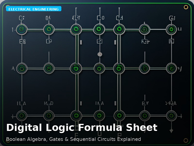 Digital Logic Formula Sheet