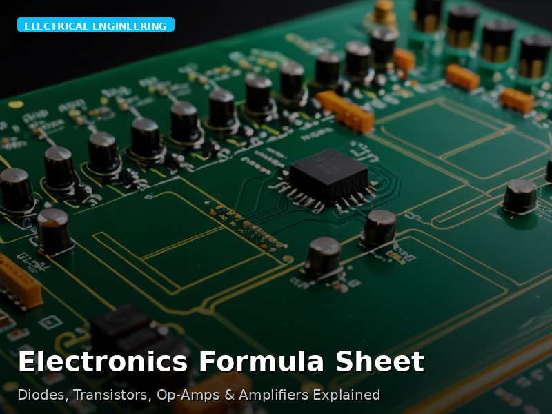 Electronics Formula Sheet