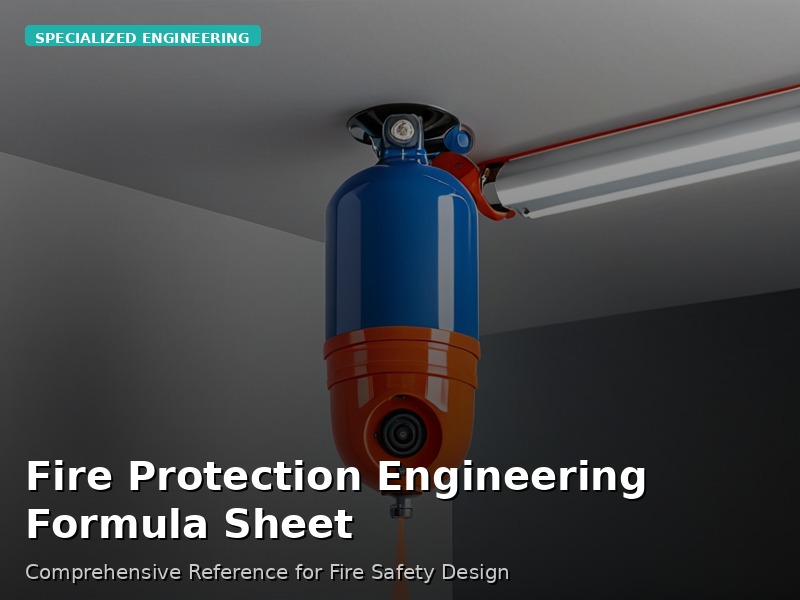 Fire Protection Engineering Formula Sheet