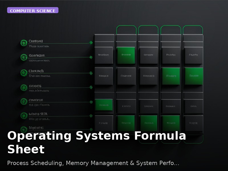 Operating Systems Formula Sheet