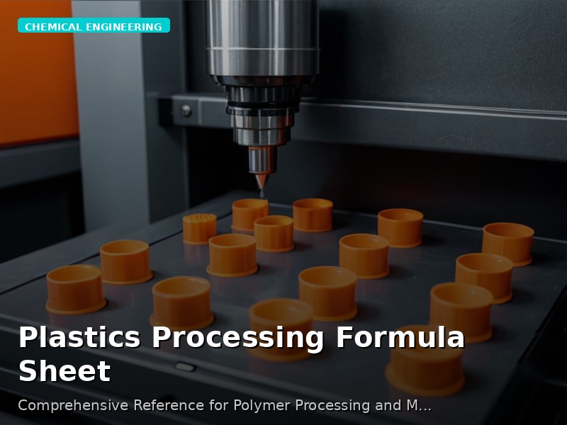Plastics Processing Formula Sheet