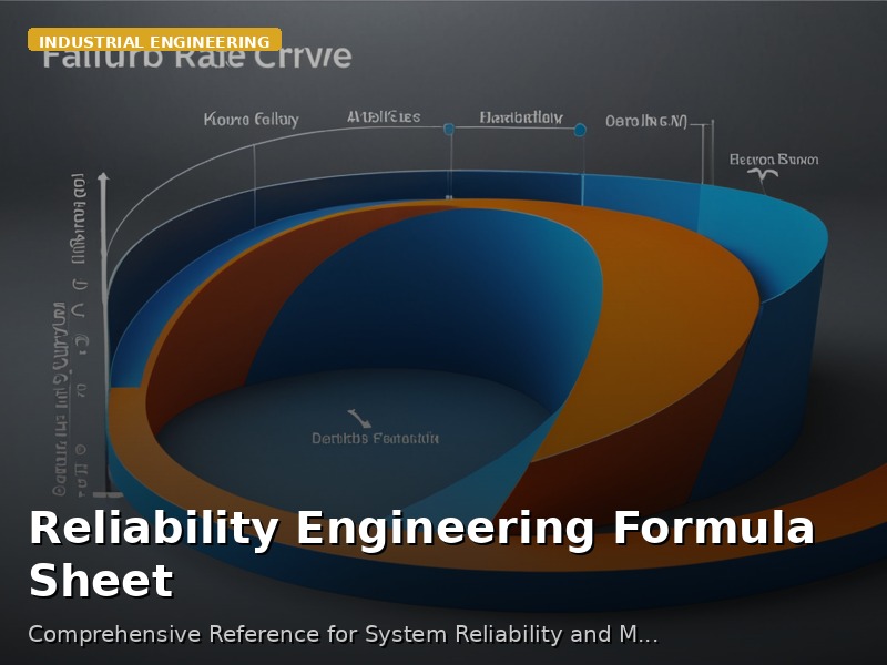 Reliability Engineering Formula Sheet