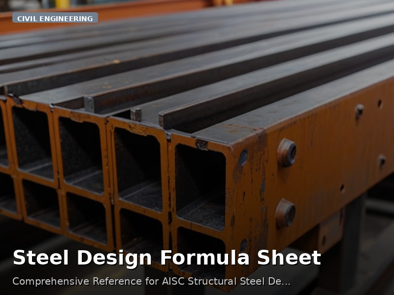 Steel Design Formula Sheet