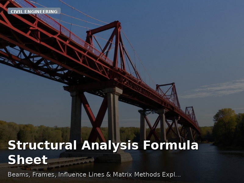Structural Analysis Formula Sheet