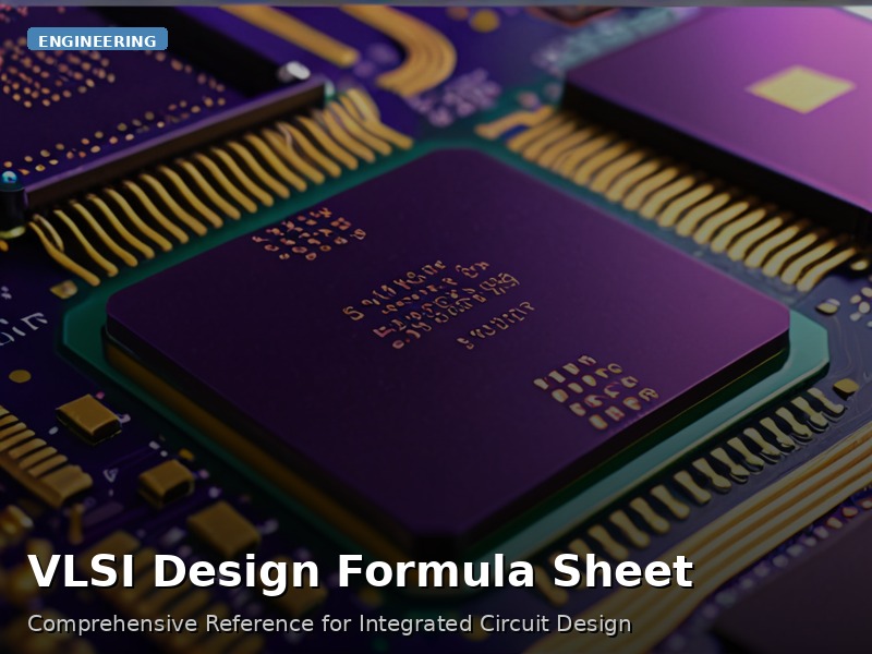 VLSI Design Formula Sheet